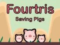 Игра Fourtris: Спасение на прасета онлайн
