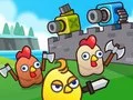 Игра Сливане на Оръдие: Защита на Петелите онлайн