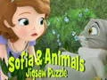 Игра София и животните Пъзел онлайн