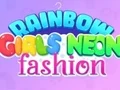 Игра Неонова Мода на Дъговите Момичета онлайн