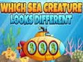 Игра Кое морско същество изглежда по-различно онлайн