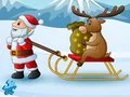Игра Забавна Пъзел на Дядо Коледа онлайн