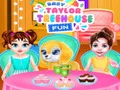 Игра Забавление в дървената къщичка на Бебе Тейлър онлайн Игра Забавление в дървената къщичка на Бебе Тейлър онлайн