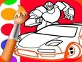 Игра Книга за оцветяване за момчета онлайн Игра Книга за оцветяване за момчета онлайн