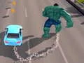 Игра Вързана кола срещу Хълк онлайн Игра Вързана кола срещу Хълк онлайн