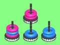 Игра Цветни пръстени - Пъзел онлайн Игра Цветни пръстени - Пъзел онлайн