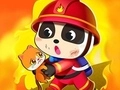 Игра Малък Панда Пожарникар онлайн Игра Малък Панда Пожарникар онлайн