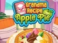 Игра Рецепта за ябълков пай на баба онлайн