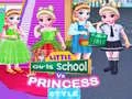 Игра Училище за малки момичета срещу стил на принцеса онлайн Игра Училище за малки момичета срещу стил на принцеса онлайн