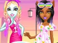Игра Летни ваканции на чудовищните момичета онлайн Игра Летни ваканции на чудовищните момичета онлайн