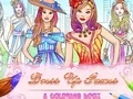 Игра Игри за обличане и книжка за оцветяване онлайн