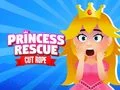 Игра Спасение на принцеса: Нарежи въжето онлайн