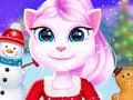 Игра Игра за Коледна Декорация с Котешко Момиче онлайн Игра Игра за Коледна Декорация с Котешко Момиче онлайн