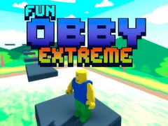 Игра Смешен Обби Екстрем онлайн