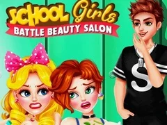 Игра Салон за красота на битката на училищните момичета онлайн Игра Салон за красота на битката на училищните момичета онлайн
