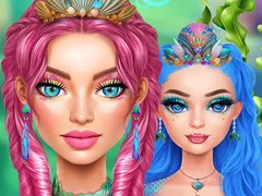 Игра Макияж в стил русалка онлайн