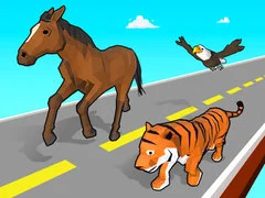 Игра Състезание по Преобразяване на Животни онлайн
