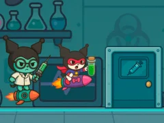 Игра Черна котка: Бягство от лаборатория онлайн