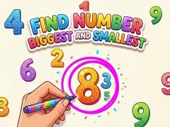 Игра Find Number Biggest and Smallest онлайн