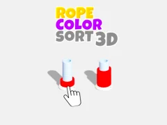 Игра Сортиране по цвят на въжето 3D онлайн Игра Сортиране по цвят на въжето 3D онлайн