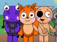 Игра Sprunki Aggerni 2: Делукс онлайн