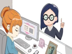 Игра Избягайте от офиса на среща онлайн