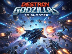 Игра Godzilla Destroyers: 3D стрелба онлайн