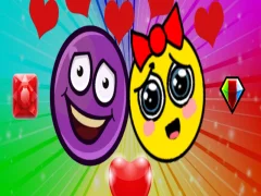 Игра Топката и приятелката онлайн Игра Топката и приятелката онлайн