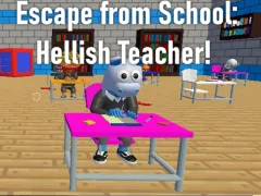 Игра Бягство от училище: Адски учител! онлайн