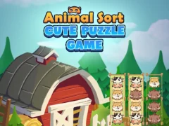 Игра Пъзел игра за сортиране на сладки животни онлайн