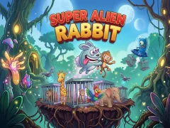 Игра Super Alien Rabbit онлайн