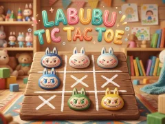 Игра Labubu Tic Tac Toe онлайн