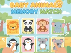 Игра Baby Animals: Memory Match онлайн Игра Baby Animals: Memory Match онлайн