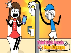 Игра Stickman Thief: Man Escape онлайн