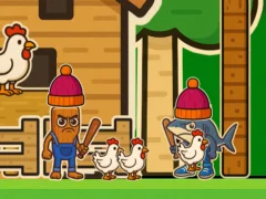 Игра Пилешки Tralalero Tung онлайн Игра Пилешки Tralalero Tung онлайн
