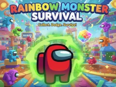 Игра Оцеляване с Rainbow Monster онлайн