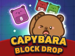 Игра Kapibara: Падане на блокове онлайн