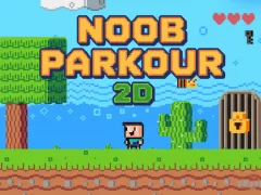 Игра Noob: Паркур 2D онлайн