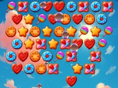 Игра Тройно хвърляне на сладкиши онлайн Игра Тройно хвърляне на сладкиши онлайн