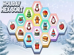 Игра HEXA: Празнично сортиране онлайн