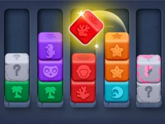 Игра Цветни блокове: Сортиране онлайн Игра Цветни блокове: Сортиране онлайн