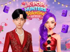 Игра K-Pop Ловци за Свети Валентин онлайн