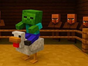 Игра Пилешки ездач: Намерете пилета от лава онлайн