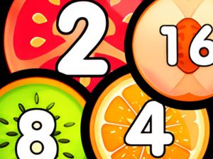 Игра Комбинирайте топки за стрелба 2048 Свързваме плодовете онлайн
