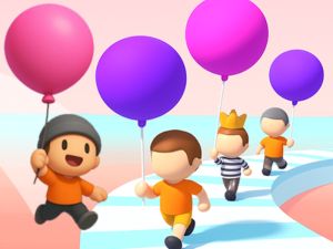 Игра Героите на балоните тичат и се издигат онлайн