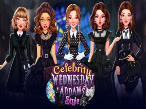 Игра Знаменитости в стила на Wensens Addams онлайн