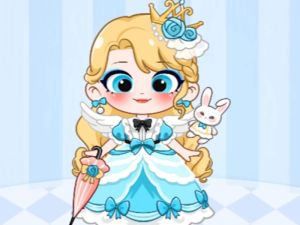 Игра Облечете малката принцеса онлайн