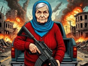 Игра Баба с картечница: Апокалипсис онлайн