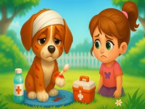 Игра Спасение и грижи за изгубените кученца онлайн