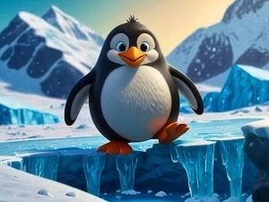 Игра Плъзгане на пингвини: мента онлайн